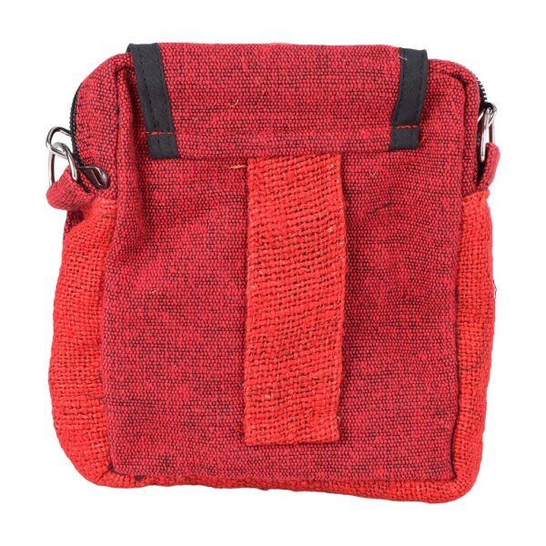 Himalayan Hemp Passport Bag - 8" x 6" / Colors Vary - Image 4