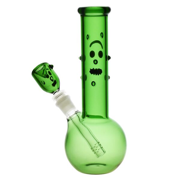 Richard the Pickle Glass Water Pipe - 9" / 14mm F - Image 2