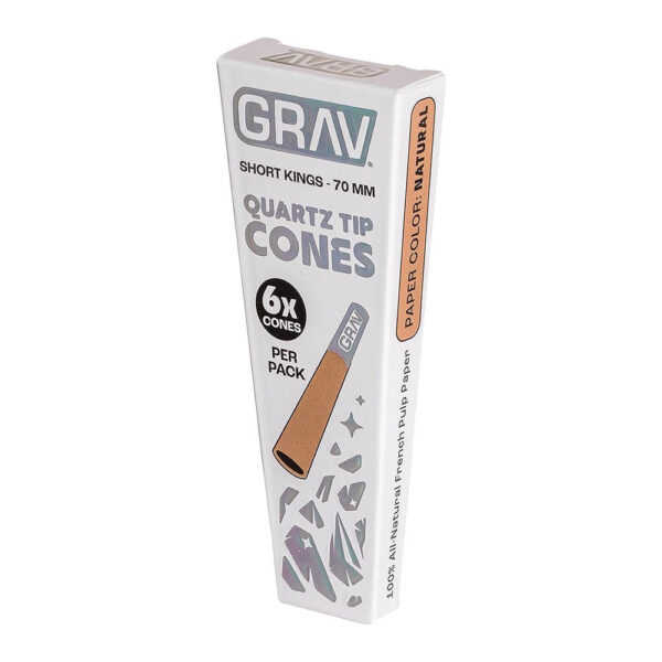 GRAV Quartz Tip Pre-Rolled Cones | Natural | 16pk Display - Image 4
