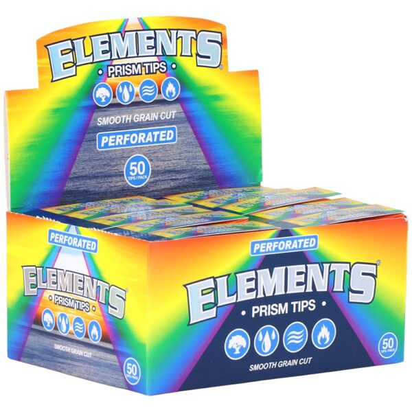 Elements Prism Perforated Tips | 50pc | 50PK Display