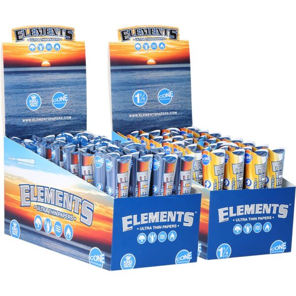 Elements Ultra Thin Pre-Rolled Cones | 32pk Display