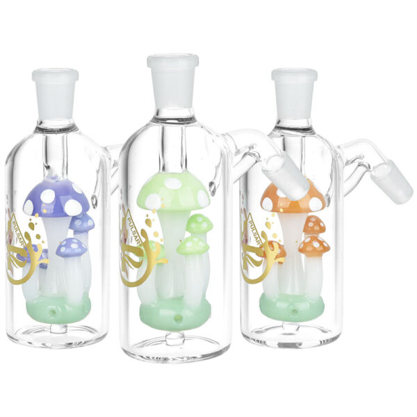 Pulsar Shroom Quintet Ash Catcher | 5.25" | 14mm | Colors Vary - Image 2