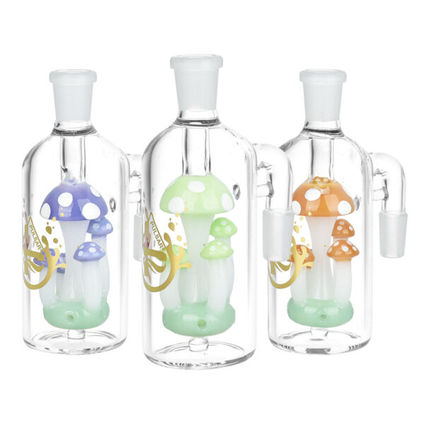Pulsar Shroom Quintet Ash Catcher | 5.25" | 14mm | Colors Vary - Image 4