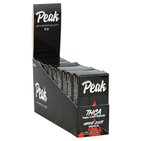 Peak THCA Vape Cartridge | 1mL | 10ct Display - Image 6