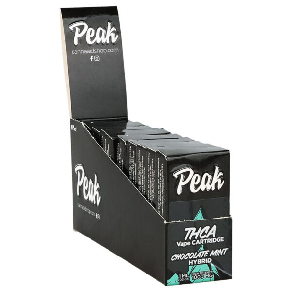 Peak THCA Vape Cartridge | 1mL | 10ct Display - Image 8