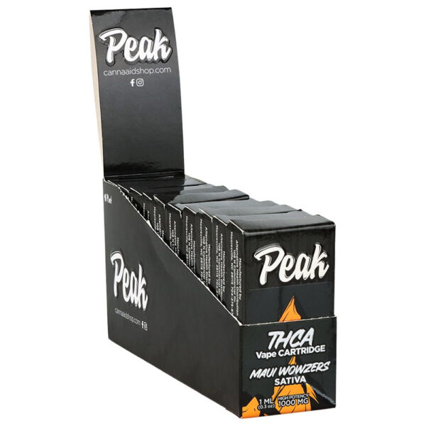 Peak THCA Vape Cartridge | 1mL | 10ct Display - Image 10