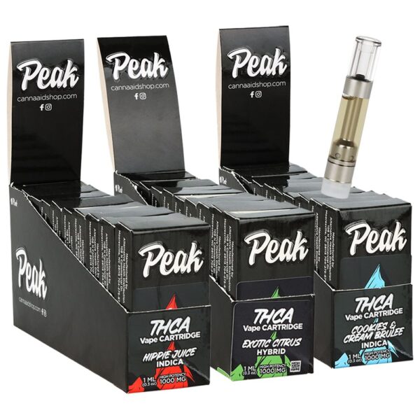 Peak THCA Vape Cartridge | 1mL | 10ct Display