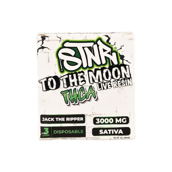 STNR To The Moon THCA Live Resin Disposable Vape | 3g | 6ct Display - Image 6