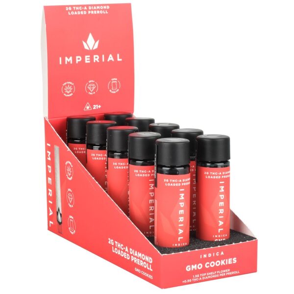 Imperial THCA Diamonds Glass Tip Pre-Roll | 2g | 10ct Display - Image 4