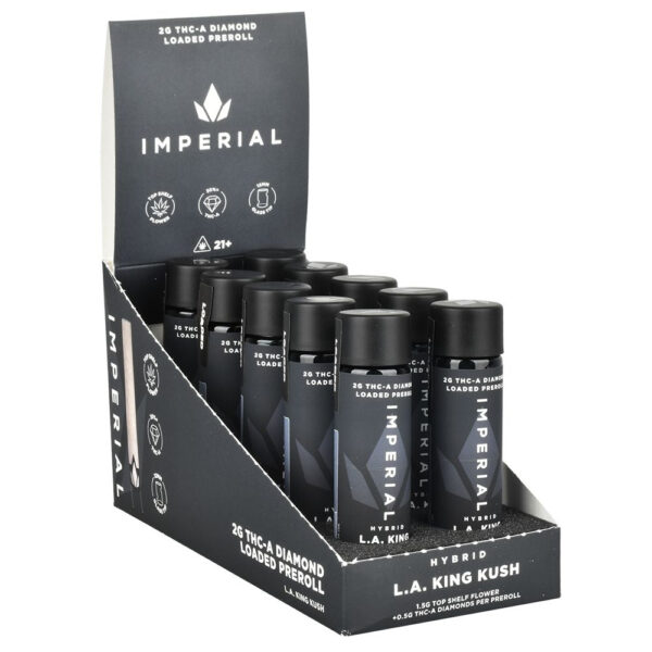 Imperial THCA Diamonds Glass Tip Pre-Roll | 2g | 10ct Display - Image 6
