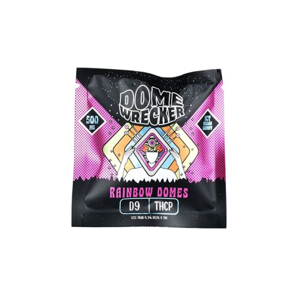 HiXotic Dome Wrecker D9+THCA+THCP Vegan Gummy | 500mg | 20pk Display - Image 6
