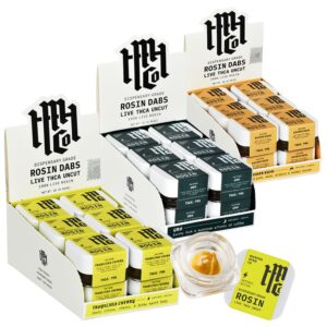 Modern Herb Co Dispensary Grade Live Rosin THCA Uncut Dabs | 1g | 12ct Display