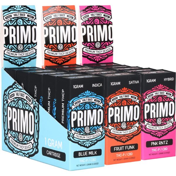 Half Bak'd PRIMO THCP & CBD Cartridge | 1g | 5ct Display