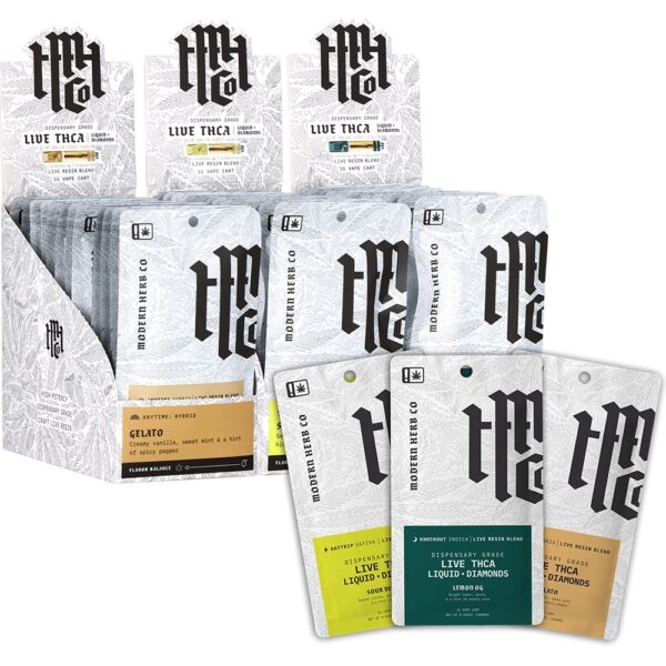 Modern Herb Co Liquid Diamonds THCA Cartridge - 1g | 12CT DISPLAY