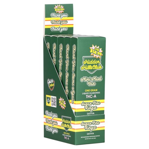 Hidden Hills THCA Mini Mart Disposable Vape | 1g | 5ct Display - Image 4