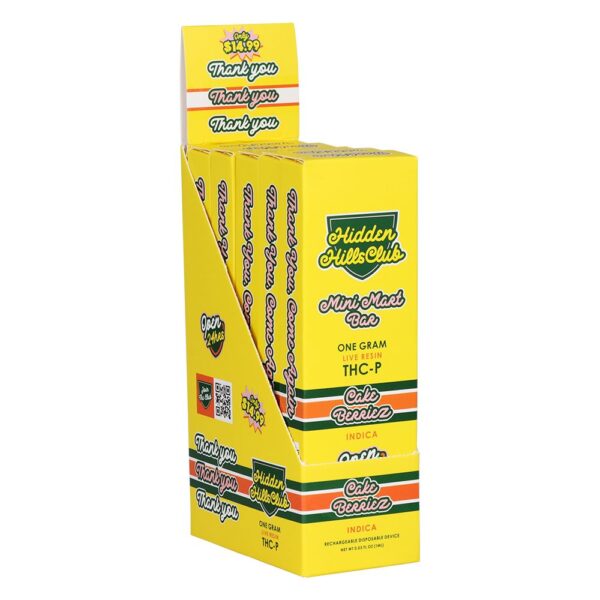 Hidden Hills THCP Mini Mart Disposable Vape | 1g | 5ct Display - Image 2