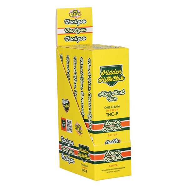 Hidden Hills THCP Mini Mart Disposable Vape | 1g | 5ct Display - Image 4