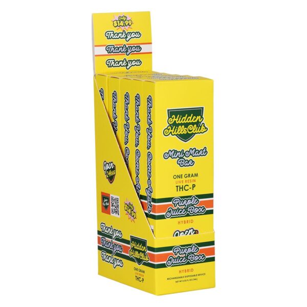 Hidden Hills THCP Mini Mart Disposable Vape | 1g | 5ct Display - Image 6