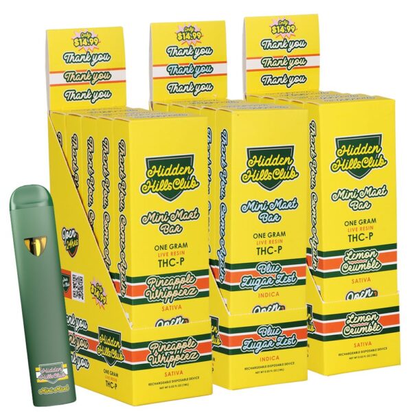 Hidden Hills THCP Mini Mart Disposable Vape | 1g | 5ct Display