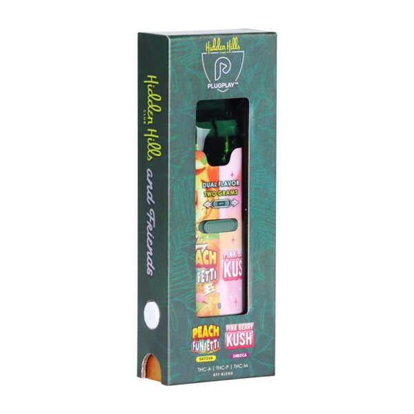 Hidden Hills Dual Device Disposable Vape | BFF Blend | 2g | 5ct Display - Image 7