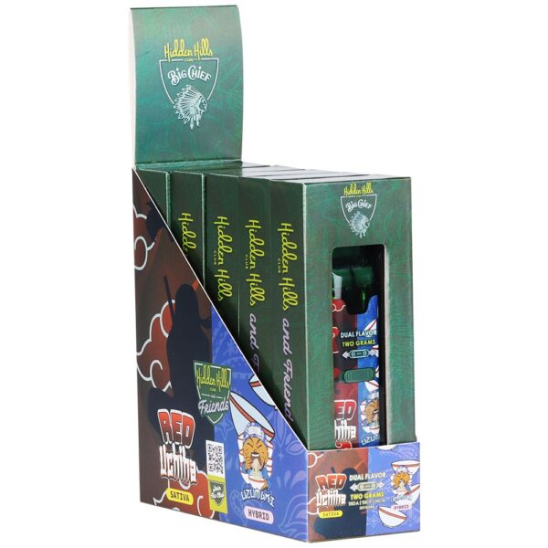 Hidden Hills Dual Device Disposable Vape | BFF Blend | 2g | 5ct Display - Image 4