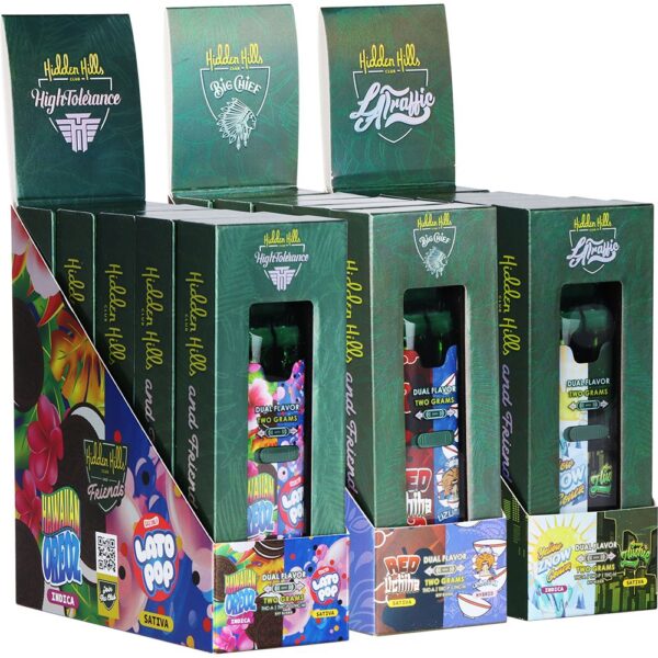 Hidden Hills Dual Device Disposable Vape | BFF Blend | 2g | 5ct Display