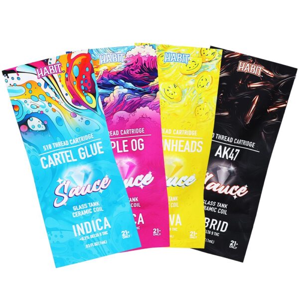 Habit THCA Sauce Ceramic Coil Cartridge | 1g | 10ct Display - Image 2