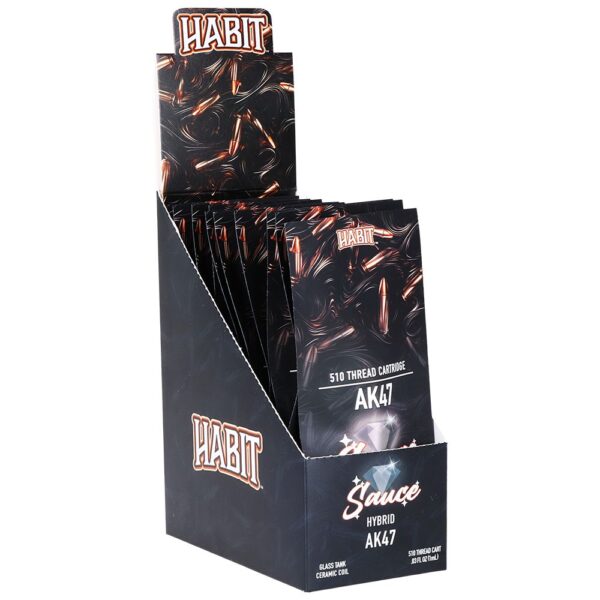 Habit THCA Sauce Ceramic Coil Cartridge | 1g | 10ct Display - Image 3