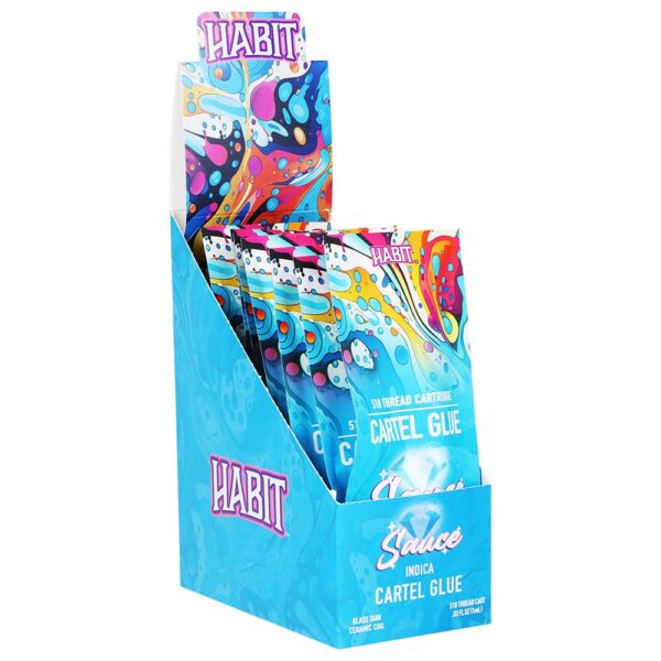 Habit THCA Sauce Ceramic Coil Cartridge | 1g | 10ct Display - Image 5