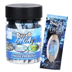 25CT JAR - Dazed Icewalkerz THCA Pre-Rolls - .75g / 1pc / Assorted Strains