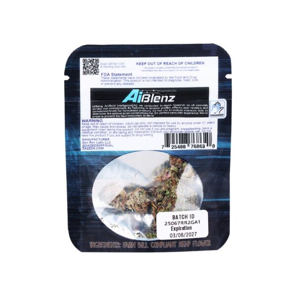 Dazed Ai Blenz THCA Flower - 1g / Assorted Strains | 30CT JAR - Image 3