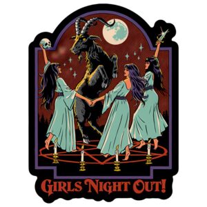 Steven Rhodes Sticker - Girl's Night Out / 4.1" x 5.5"
