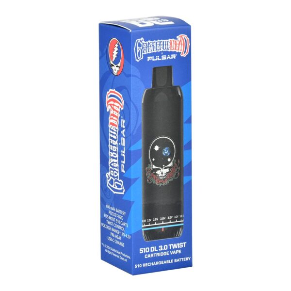 Grateful Dead x Pulsar 510 DL 3.0 Twist Variable Voltage Vape Pen | 650mAh - Image 7