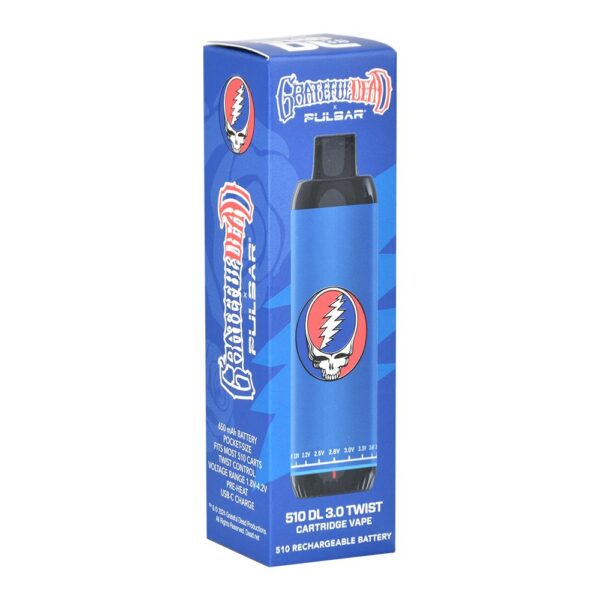 Grateful Dead x Pulsar 510 DL 3.0 Twist Variable Voltage Vape Pen | 650mAh - Image 4