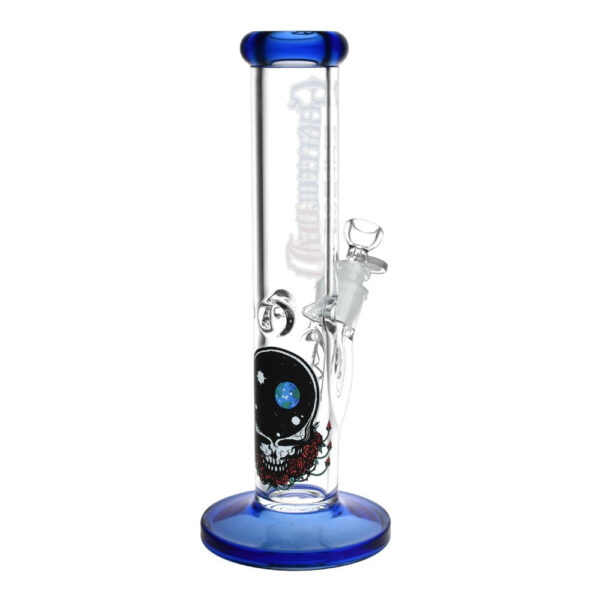 Grateful Dead x Pulsar Space Your Face Straight Tube Glass Water Pipe - 11.75" / 14mm F - Image 3