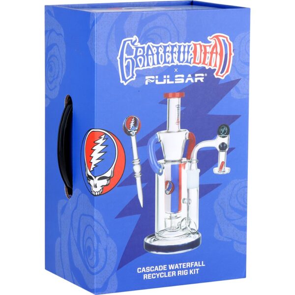 Grateful Dead x Pulsar Cascade Waterfall Recycler Rig Set - 9" / 14mm F - Image 4