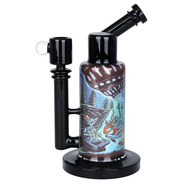 Grateful Dead x Pulsar Inside Print Water Pipe - 8.5" / 14mm F / UFO Jam - Image 3