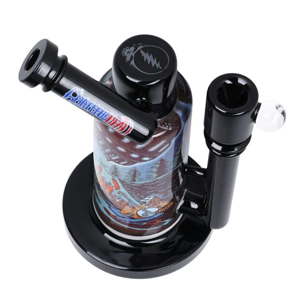 Grateful Dead x Pulsar Inside Print Water Pipe - 8.5" / 14mm F / UFO Jam - Image 4