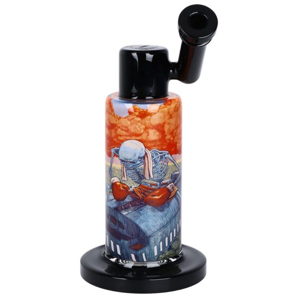 Grateful Dead x Pulsar Inside Print Water Pipe - 8.5" / 14mm F / Boxer - Image 2