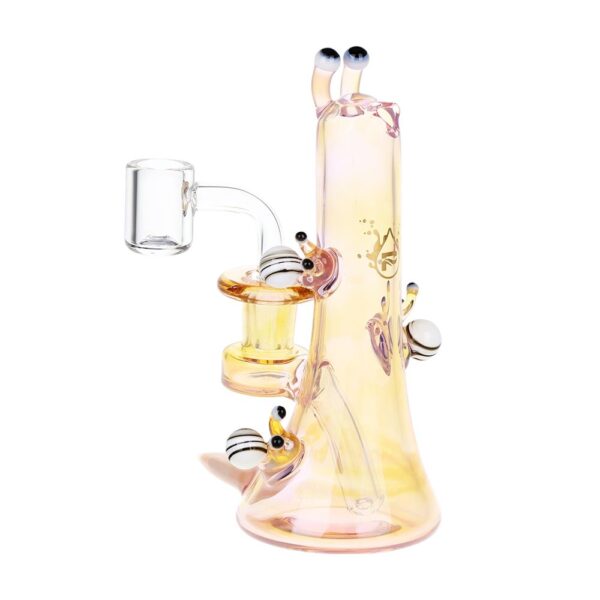Pulsar Snail Smoochies Glass Dab Rig | 6" | 14mm F - Image 4