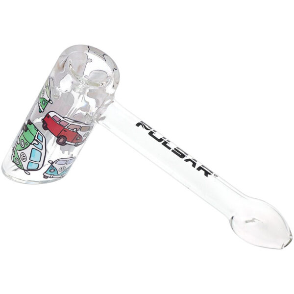 Pulsar Design Series Hammer Glass Bubbler | 8" - Image 10