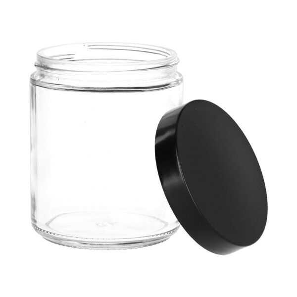 Clear Screw-Top Jar - 3.5" x 2.8"/ Large - Image 2