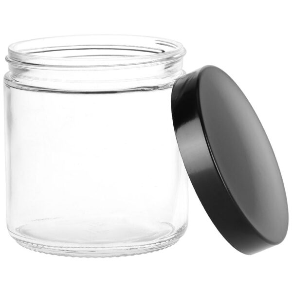 Clear Screw-Top Jar - 3.75" x 3.5"/ X-Large - Image 2
