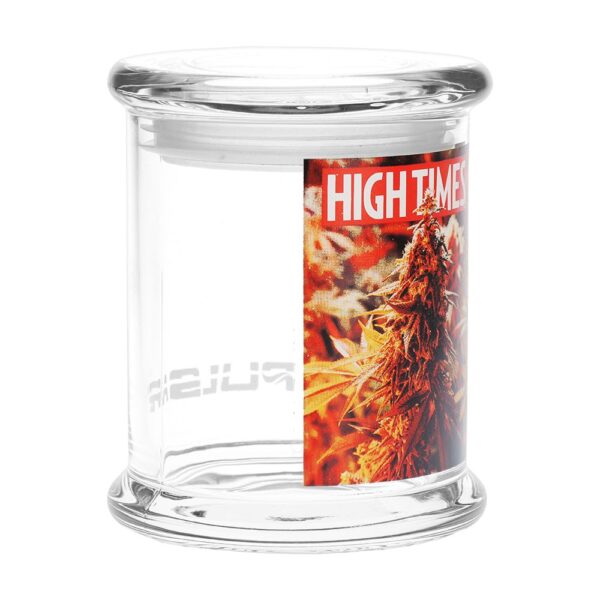High Times x Pulsar 420 Jars Pop Top - 4.3" / 1/2oz / OG Flower - Image 3