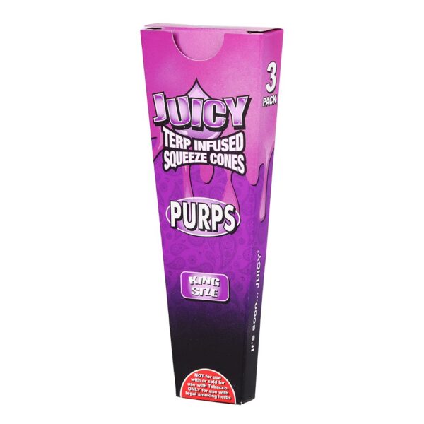 Juicy Terp Infused Squeeze Cones | Purps | 30pk Display - Image 5