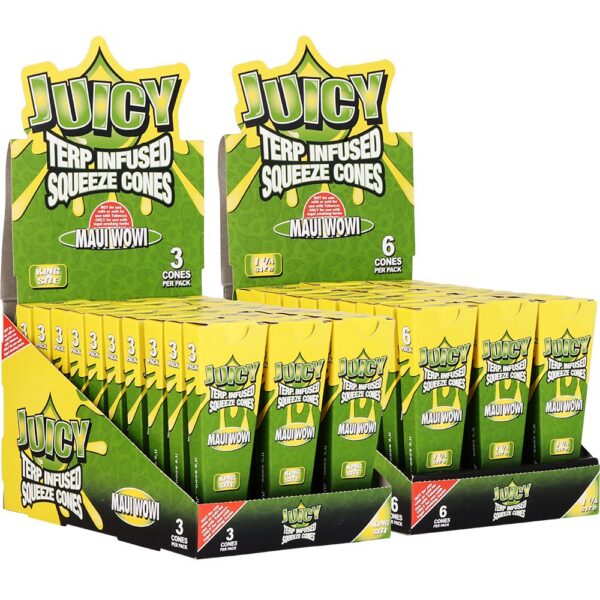 Juicy Terp Infused Squeeze Cones | Maui Wowi | 30pk Display - Image 3