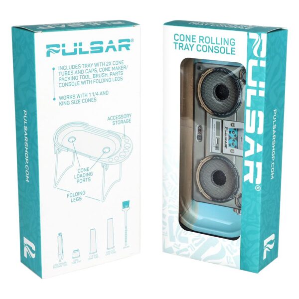 Pulsar Elevated Cone Rolling Tray Console | 9.25"x 4.25" - Image 6