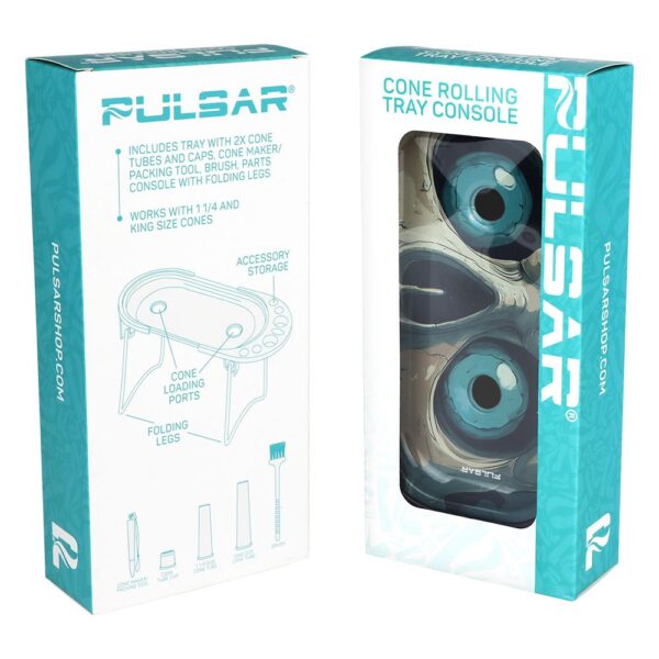 Pulsar Elevated Cone Rolling Tray Console | 9.25"x 4.25" - Image 12