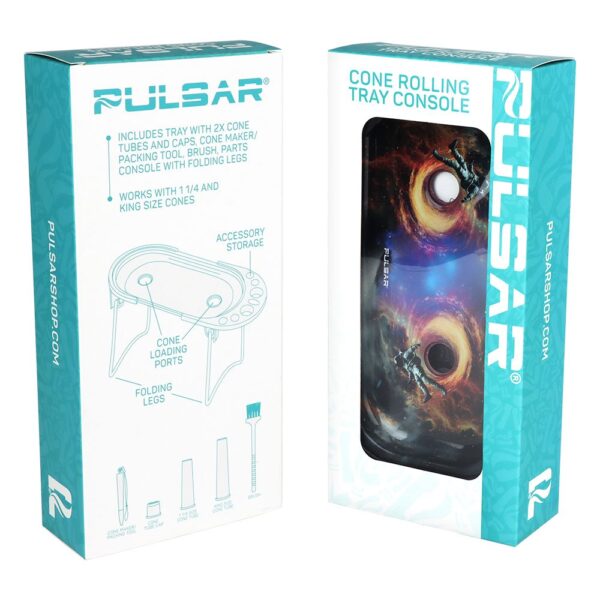 Pulsar Elevated Cone Rolling Tray Console | 9.25"x 4.25" - Image 14