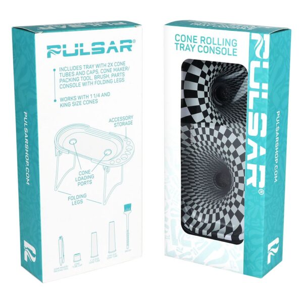 Pulsar Elevated Cone Rolling Tray Console | 9.25"x 4.25" - Image 16